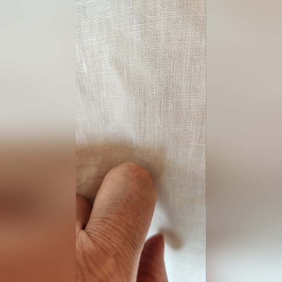 Nwt Chicos 1, Size 8, White Embellished Beaded Tunic with 3/4 Sleeves Pockets - Picture 6 of 14